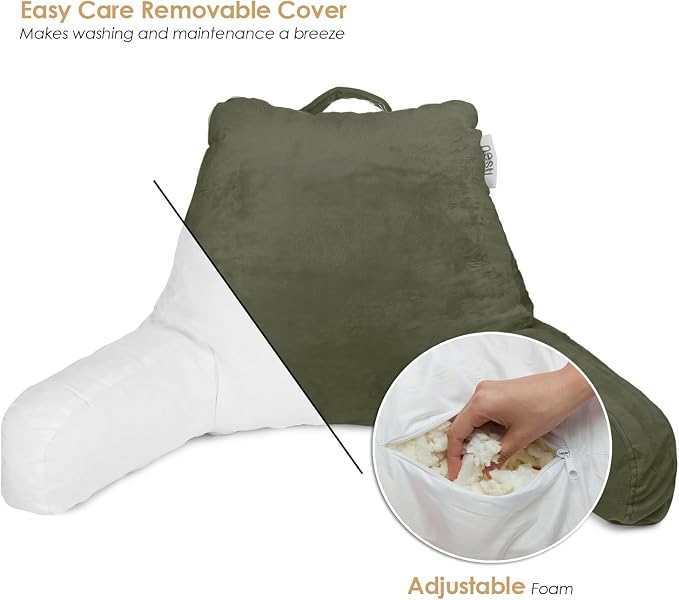 Nestl Reading Pillow with Shredded Memory Foam, Designed - Image 4