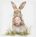 ALAZA Bunny Rabbit Easter Egg Cloth Napkins Set of 4, 20x20 Inch Washable and by ALAZA