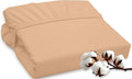 ROYALE LINENS 300 Thread Count 100% Long Staple Combed Cotton Fitted Sheet Queen by ROYALELINENS