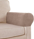 Stretch Sofa Arm Covers Spandex Jacquard Anti-Slip Couch Arm Covers by L.VICTEX