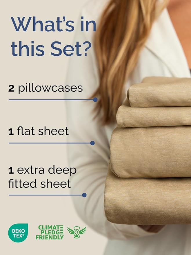 Extra Deep Pocket Queen Sheet Set - Image 2
