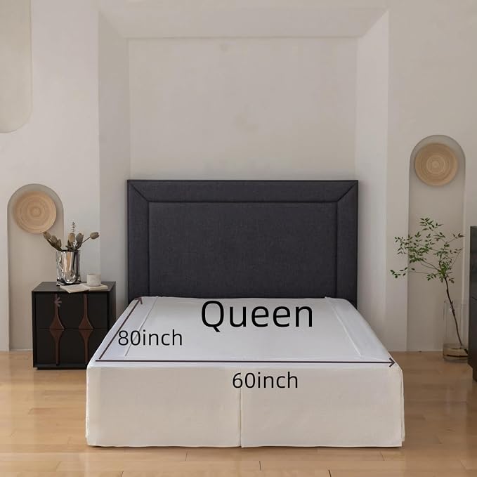 Queen Bed Skirt, Wrap Around Bed Skirt - Image 3