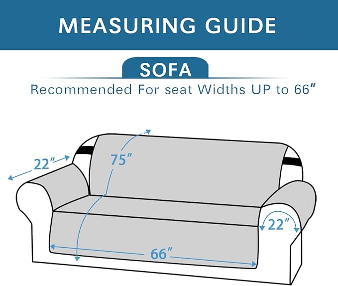 H.VERSAILTEX Reversible Sofa Slipcover Furniture Protector Water Resistant 2" - Image 2