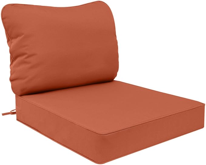 AAAAAcessories Outdoor Deep Seat Cushions, Waterproof, Fade-Resistant Patio by AAAAAcessories