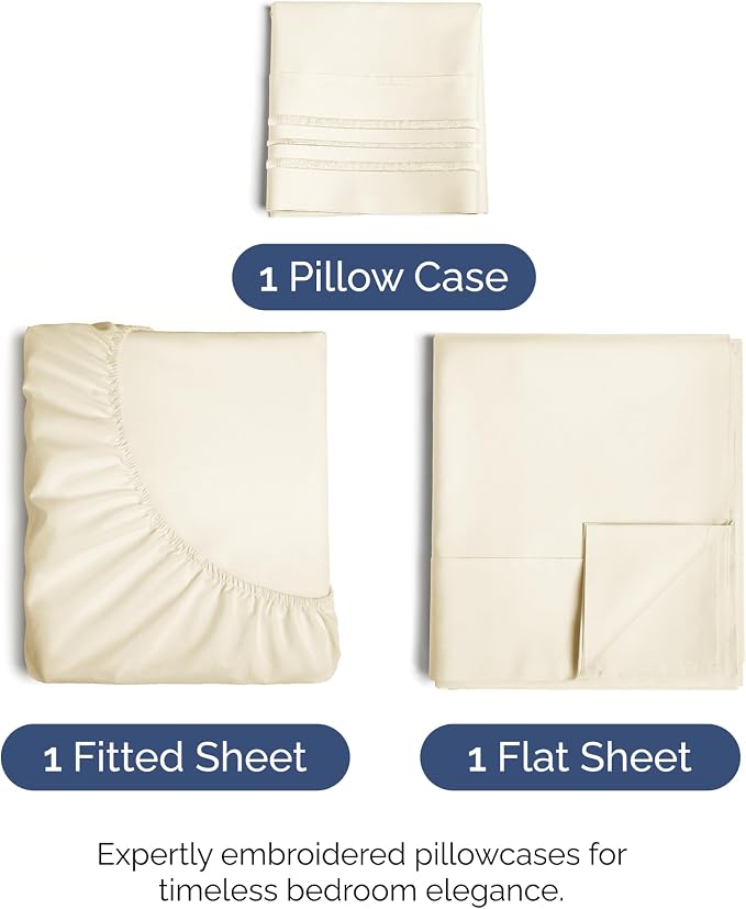 Twin XL Size 3 Piece Sheet Set - Image 2