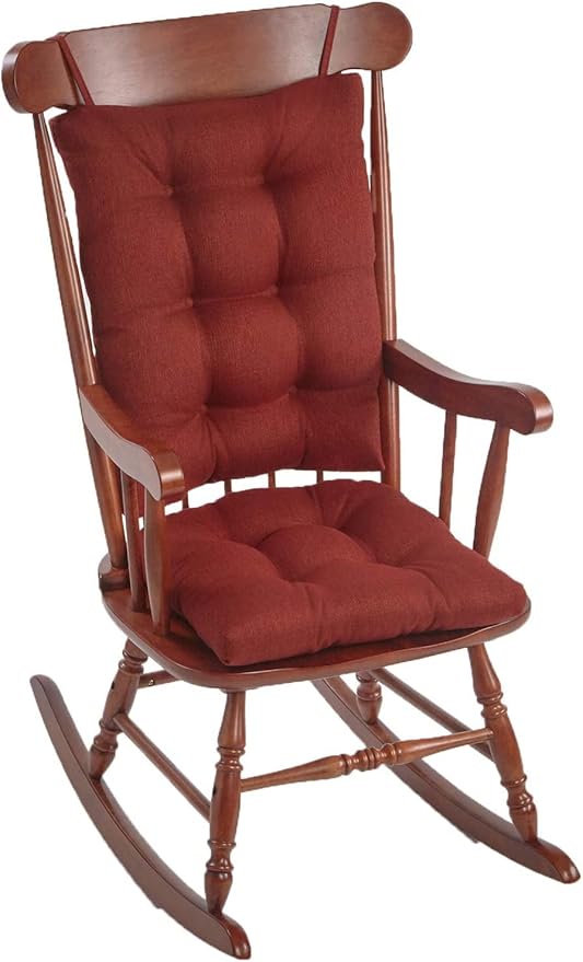 Klear Vu Omega Non-Slip Rocking Chair Cushion Set, Assembled in USA, Thick by KlearVUHomeTextiles
