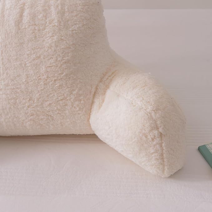 NTBED Sherpa Reading Pillow for Backrest - Image 5