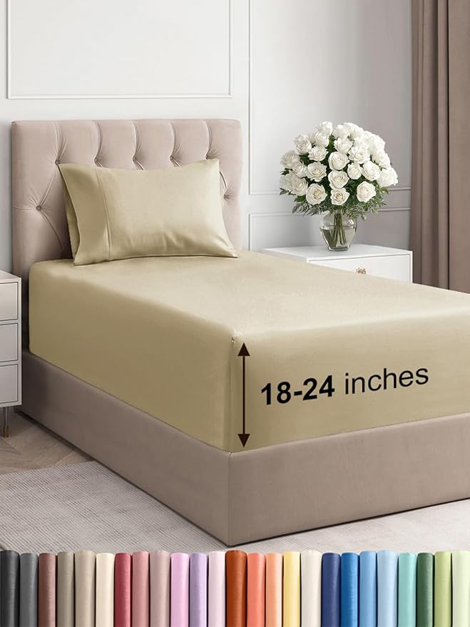 Extra Deep Pocket Twin XL Sheets - Image 9