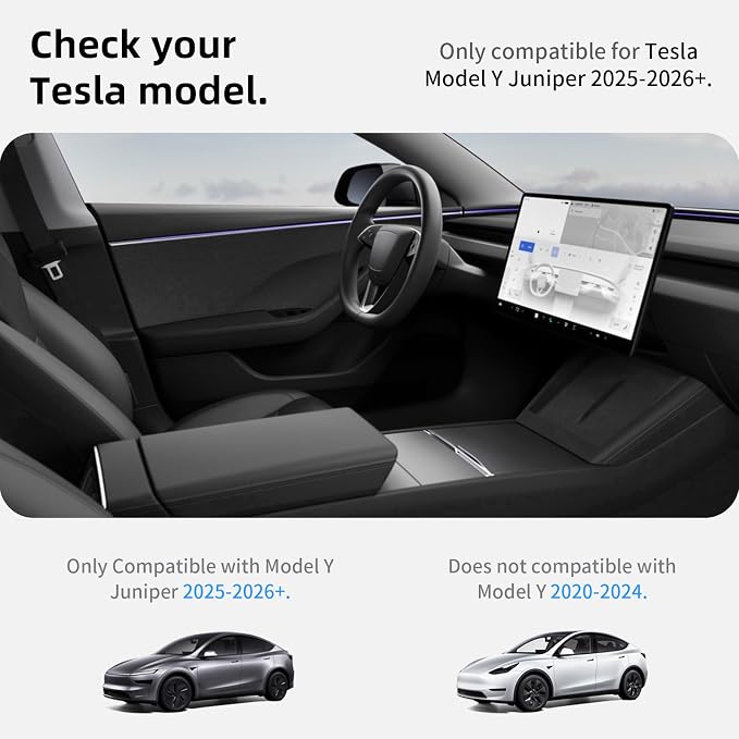 All Weather Cargo Liners for New 2025 2026 Tesla Model Y Juniper Trunk Mat - Image 2