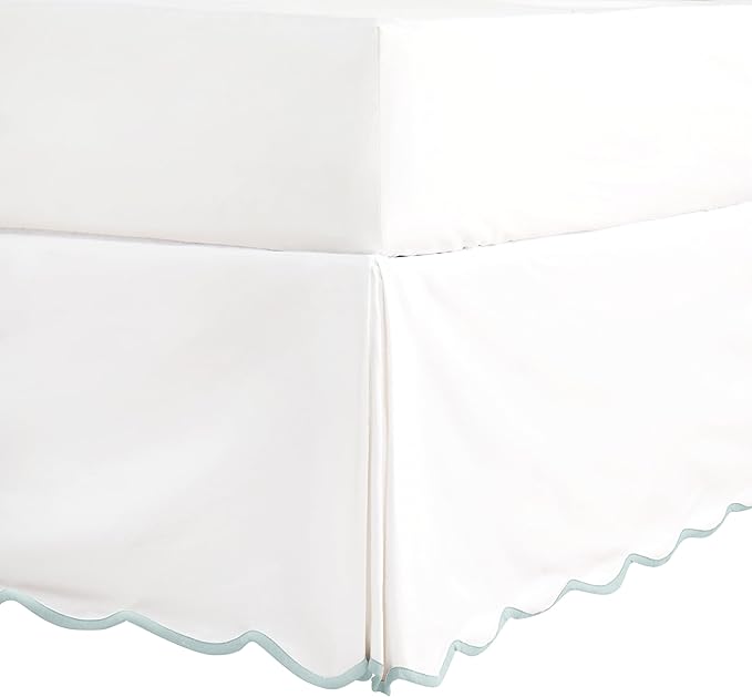HIG Off-White Chic Full Bed Skirt by HIG