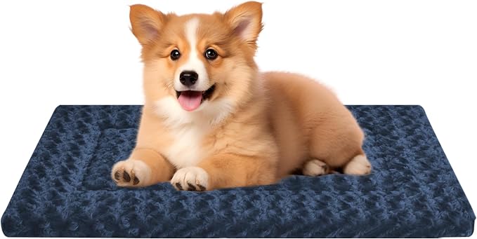4 Pcs Washable Dog Bed Plush Orthopedic Outdoor Crate Mat - Image 6