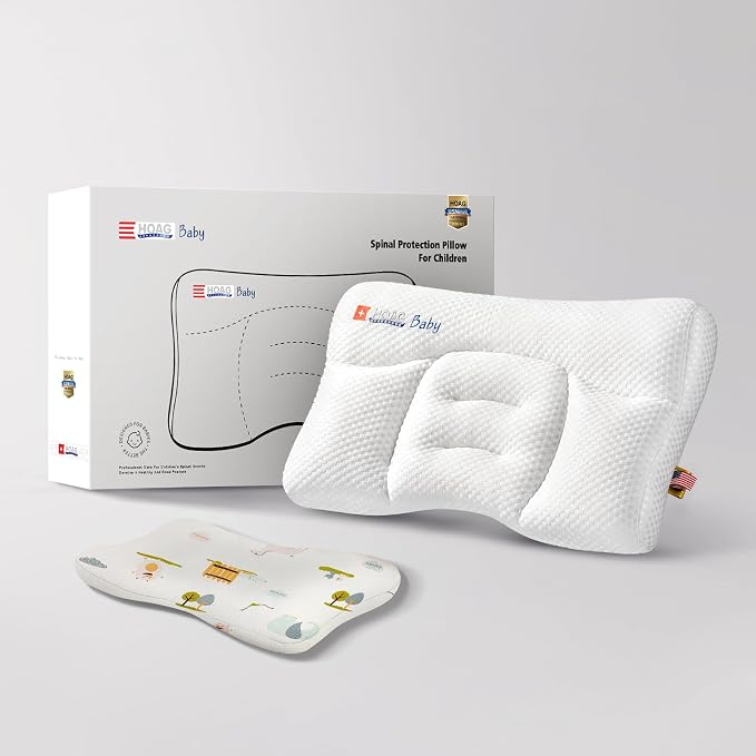 Toddler Pillow with Pillowcase, Breathable & Cozy Machine Washable Kids Pillow by Unknown