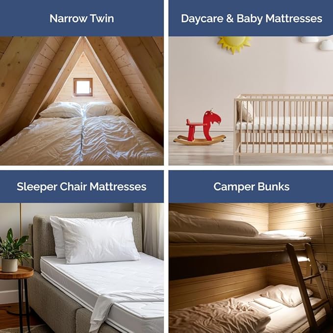 Cot Sheet Set 33” x 75” – 4 Piece Cot Size Twin Mattress Sheets – Ideal - Image 3
