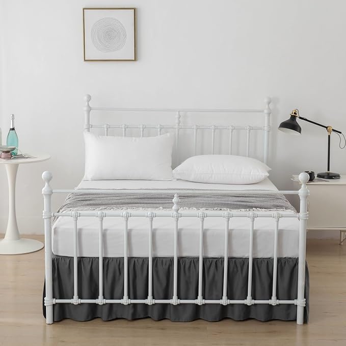 Bed Skirt Twin Size Ruffled Bed Skirt - Image 5