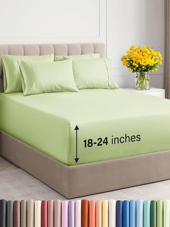 Extra Deep Cal King Sheet Set by CGKUnlimited