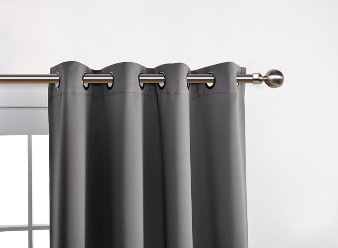 MIUCO 1 Pair Thermal Insulated Grommet 52-Inch-by-63-Inch Blackout Window - Image 6