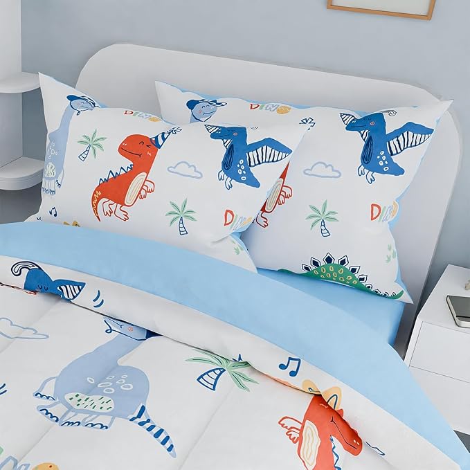 SANDJEST Dinosaurs Bedding Twin Set - Image 5