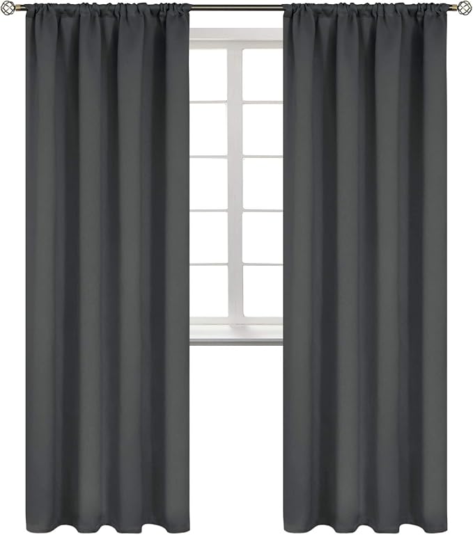 BGment Blackout Curtains for Bedroom 84 Inches Long 2 Panels Set by BGment