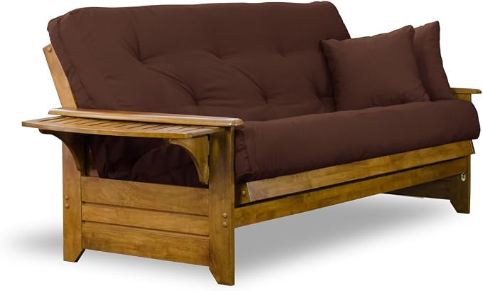 Nirvana Futons Brentwood Tray Arm Futon Sofabed Set - Image 4