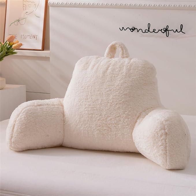 NTBED Sherpa Reading Pillow for Backrest by NTBED