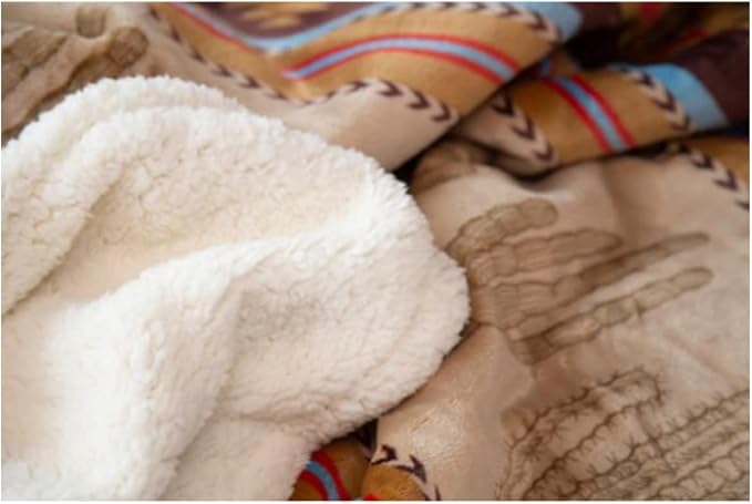 CARSTENS, INC. Ultra Premium Super Soft Plush Sherpa Fleece Oversized Throw - Image 5