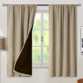 BGment 100% Blackout Curtains for Bedroom 63 Inch Length 2 Panels, Thermal by BGment