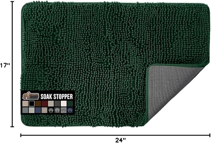 GORILLA GRIP SOAKSTOPPER Dog Door Mat, Machine Washable Rug Absorbent Doormat - Image 2
