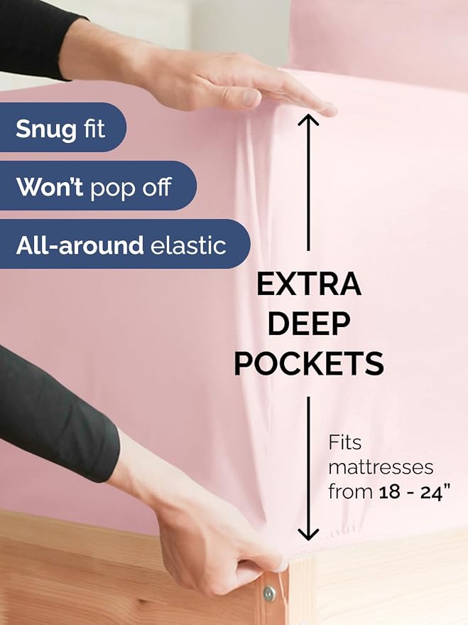 Extra Deep Split King Sheet Set - Image 3