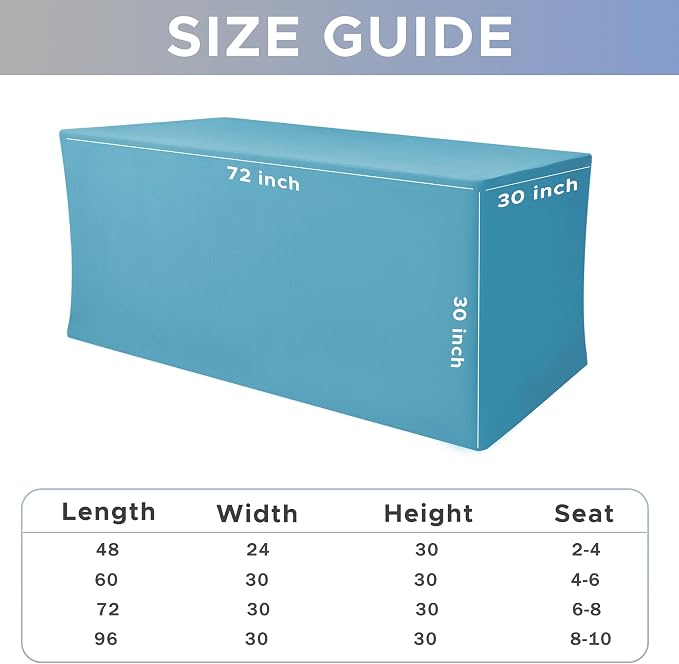 Nasitos Fitted Table Covers Stretch Spandex - Image 7