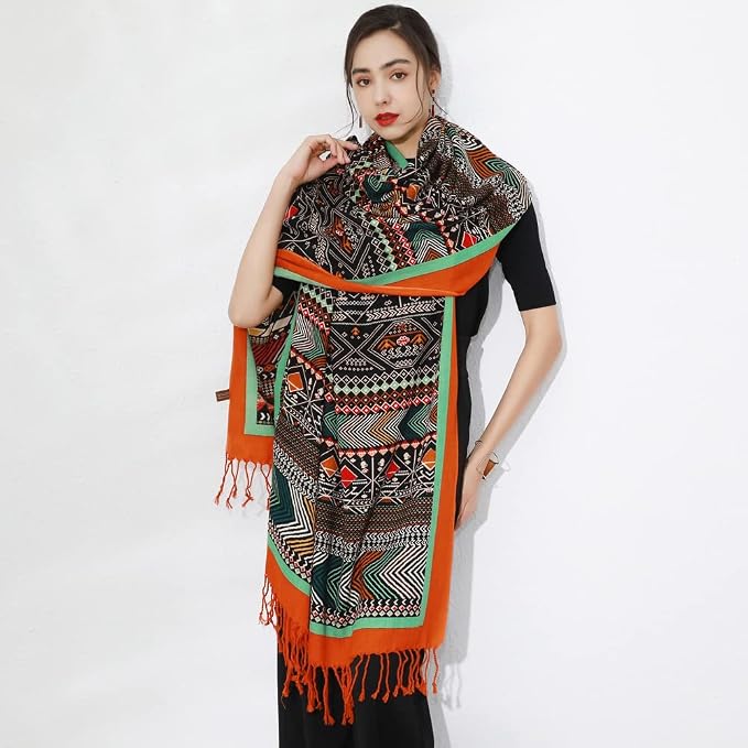 DANA XU 100% Merino Wool Pashmina Shawl - Image 8