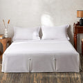 BISELINA French Linen Bed Skirt Split Corner by BISELINA