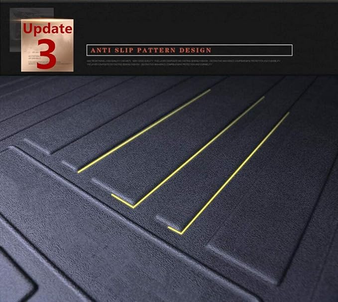 All Weather Rear Cargo Liners Trunk Tray Mats Custom Fit in Upper Deck - Image 9