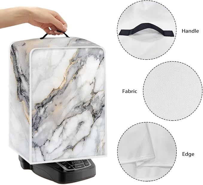 Marble Coffee Maker Cover for Kitchen - Image 5