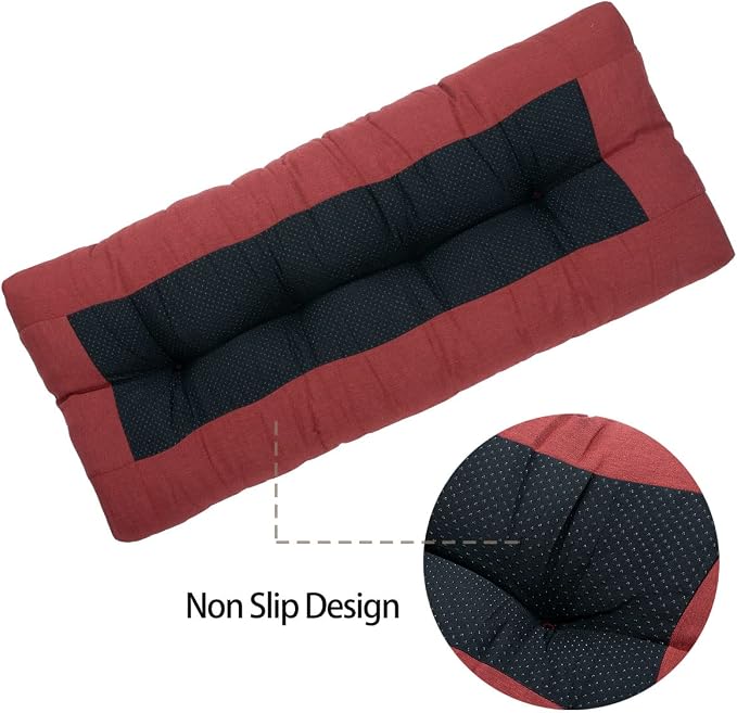FUNHOME Outdoor Bench Cushion 45 x18 inch - Image 2