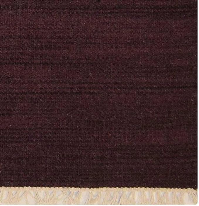 Rugsotic Carpets Hand Woven Flat Weave Kilim Wool 2'6''x6' Runner Area Rug - Image 4