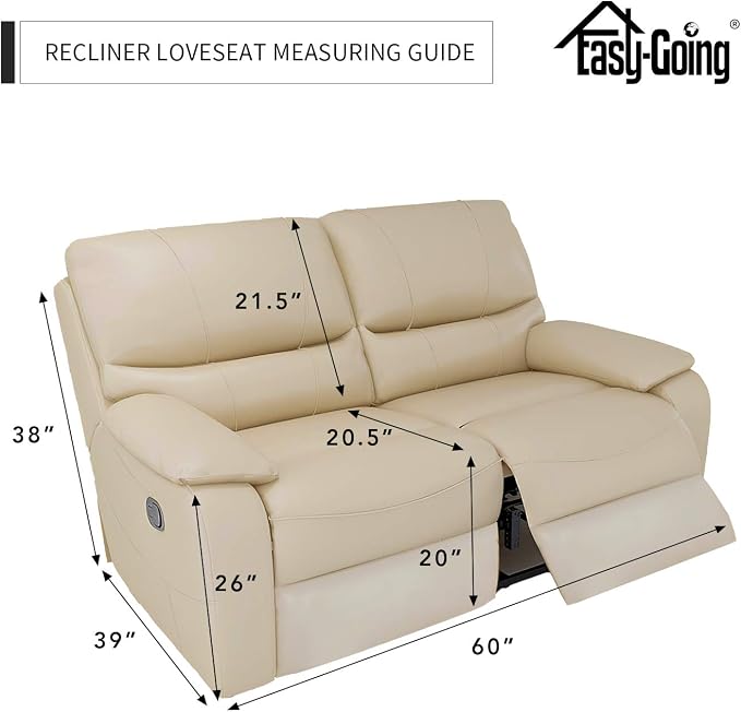 Easy-Going 6 Pieces Recliner Loveseat Stretch Sofa Slipcover Sofa Cover - Image 6