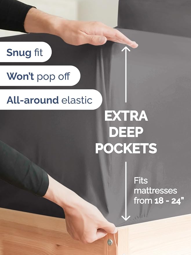 Extra Deep Cal King Sheet Set - Image 3
