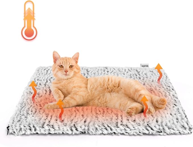 Nobleza Self Heating Cat Bed, Super Soft Thermal Dog Crate Bed Mat - Image 7
