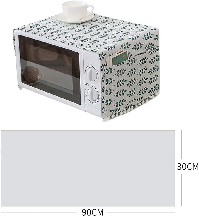 AKOAK 1 Pack 30cm x 90cm/11.81" x 35.43" Household Kitchen Microwave Dust Cover - Image 6