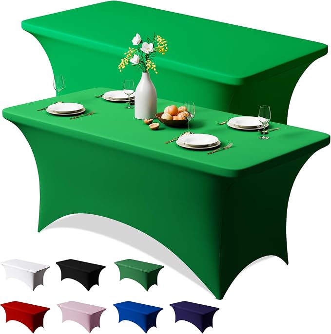 Trlyc 2 Pack 8FT Spandex Table Cloth by TRLYC