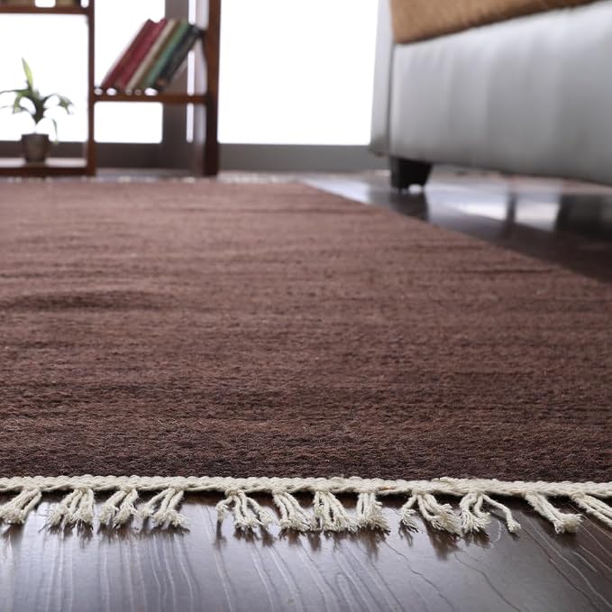 Rugsotic Carpets Hand Woven Flat Weave Kilim Wool ECO-Friendly Area Rugs - Image 6