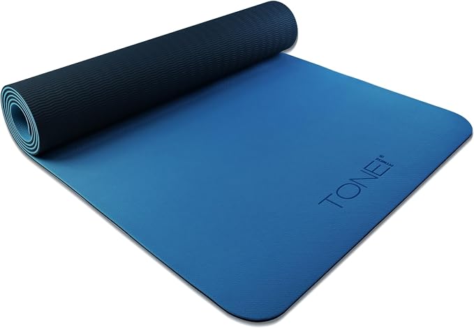 TONE Fitness Yoga Mat 1/4" Thick Non Slip Exercise & Pilates Mat by TONEFitness