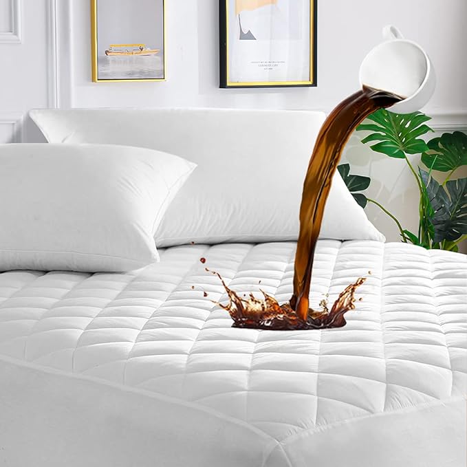 UNILIBRA Full Mattress Cover Waterproof, Deep Pocket Mattress Pad Protector by Unilibra