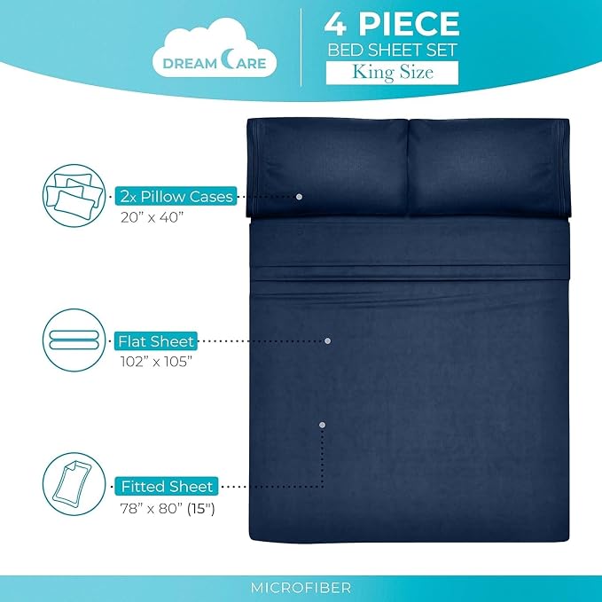 DREAMCARE Full Size Sheets - Image 4