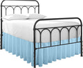 Ruffled Bed Skirt with Split Corners-Dust Ruffle by COTTINGON