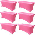 Obstal 6 Pack Stretch Spandex Table Covers by Obstal