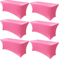 Obstal 6 Pack Stretch Spandex Table Covers by Obstal