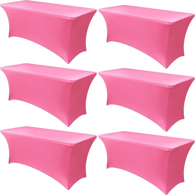 Obstal 6 Pack Stretch Spandex Table Covers by Obstal