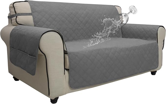 Easy-Going Waterproof Oversized Loveseat Covers Leakproof Couch Cover by Easy-Going