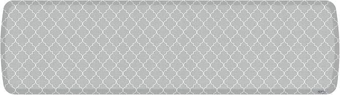 GelPro Elite Premier Anti-Fatigue Kitchen Comfort Floor Mat, Trellis Grey Haze by GelPro